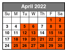 Presleys' Country Jubilee Regular Seating April Schedule