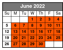 Presleys' Country Jubilee Regular Seating June Schedule
