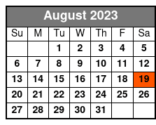 Presleys' Country Jubilee Regular Seating August Schedule