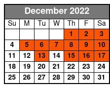 Presleys' Country Jubilee December Schedule