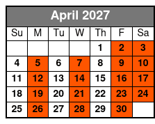 Presleys' Country Jubilee April Schedule