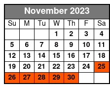 Copperhead Mountain Coaster Two Ride Per Person Ticket November Schedule