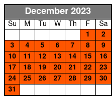 Copperhead Mountain Coaster Two Ride Per Person Ticket December Schedule
