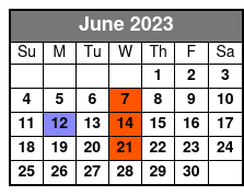 Carpenters Once More June Schedule