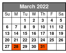 Branson - Redneck Tour March Schedule