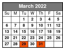 Milsap - Almost Like a Song March Schedule