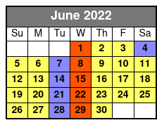 King's Castle Theatre Shows June Schedule