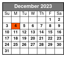 Rick McEwen Presents The Gambler December Schedule