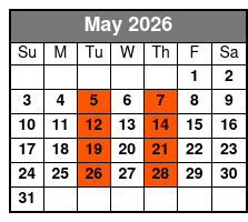 Rick McEwen Presents The Gambler May Schedule