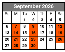  Awesome 80s September Schedule