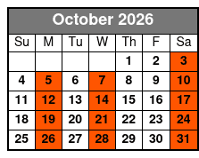  Awesome 80s October Schedule