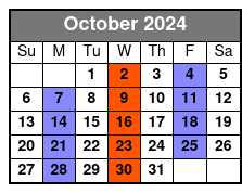British Invasion October Schedule