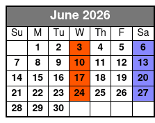 British Invasion June Schedule