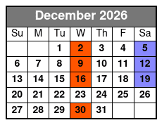 British Invasion December Schedule