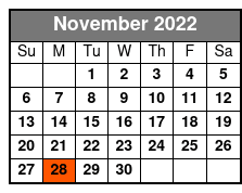 Soft Rock of the 80's November Schedule