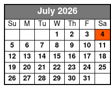 Freedom Journey Show July Schedule