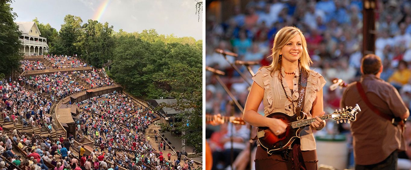 Echo Hollow Amphitheatre at Silver Dollar City in Branson, MO