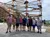 Group by the Adventure Course at the Shepherd of the Hills Zipline Canopy Tours