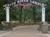 The image shows an entrance archway labeled 