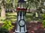 A small decorative lighthouse labeled