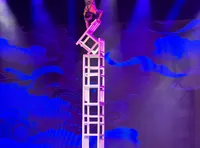 Acrobats performing