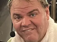 Posing with the Murder Mystery Cast