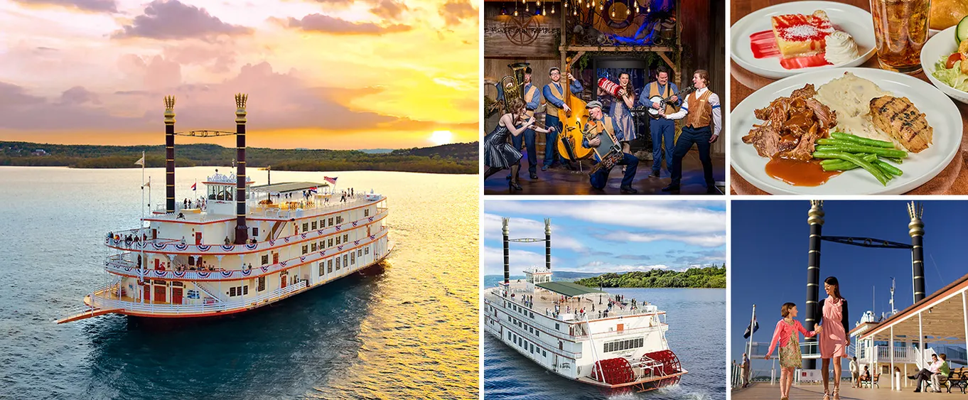 Silver Dollar City's Showboat (formerly Branson Belle) Lunch & Dinner Cruises