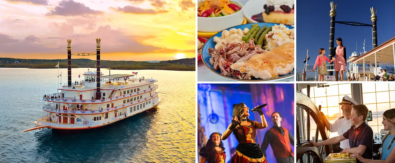 Silver Dollar City's Showboat (formerly Branson Belle) Lunch & Dinner Cruises