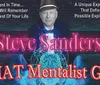The image is a vibrant promotional graphic featuring a man named Steve Sanders referred to as THAT Mentalist Guy promising a memorable and inexplicable unique experience