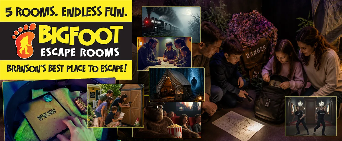 Bigfoot Branson Escape Rooms Branson's Best Escape Rooms
