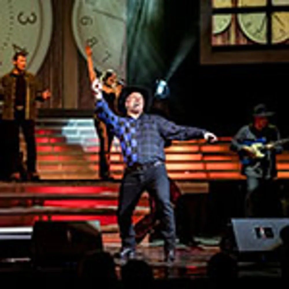 The image is an advertisement for the Legends in Concert tribute show featuring impersonators of famous musicians with a spring lineup for 2026 celebrating 30 years in Branson