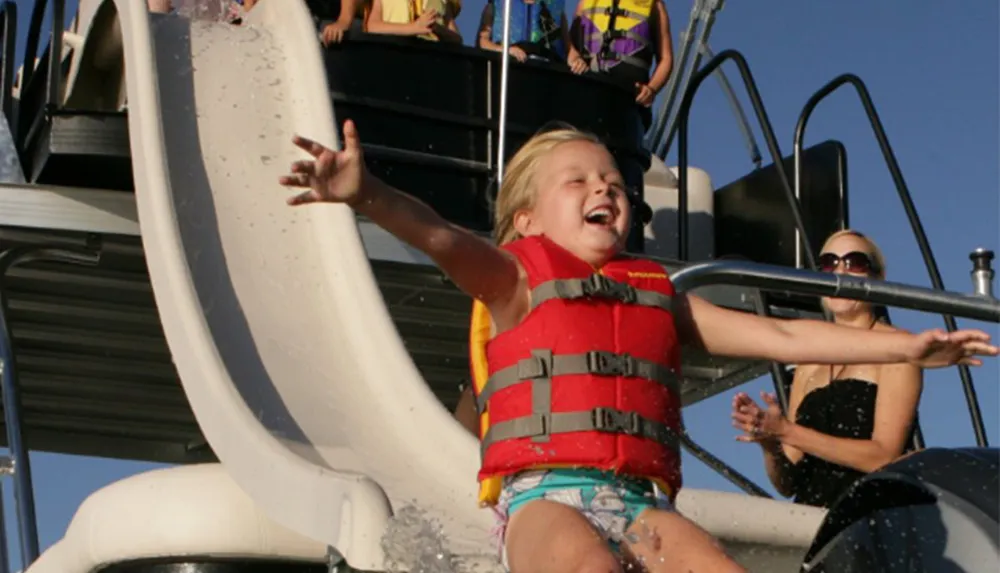 Kid on the Boat Ride