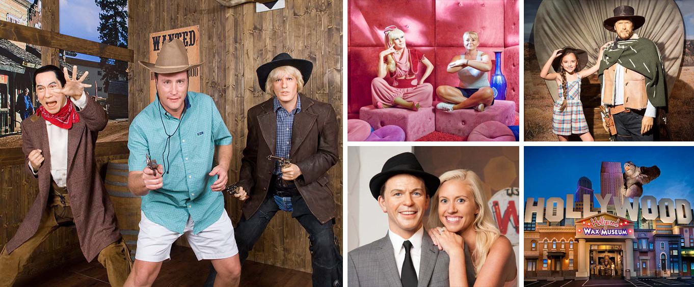 Hollywood Wax Museum Collage