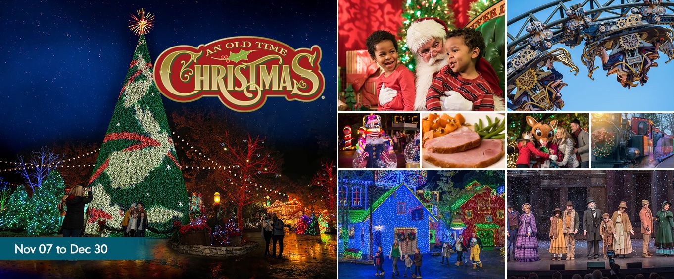Silver Dollar City Christmas Collage