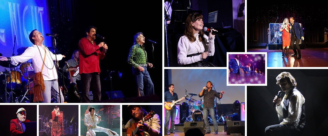 God & Country Theater Tribute Shows Collage