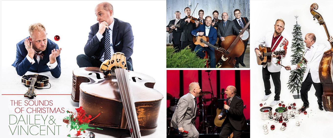 Dailey and Vincent All American Music Tour Christmas Collage