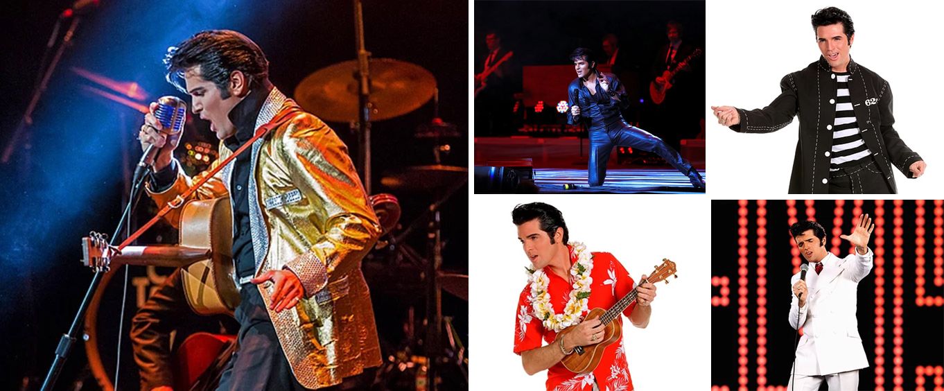 The Dean Z Show A Tribute to Elvis Presley Collage
