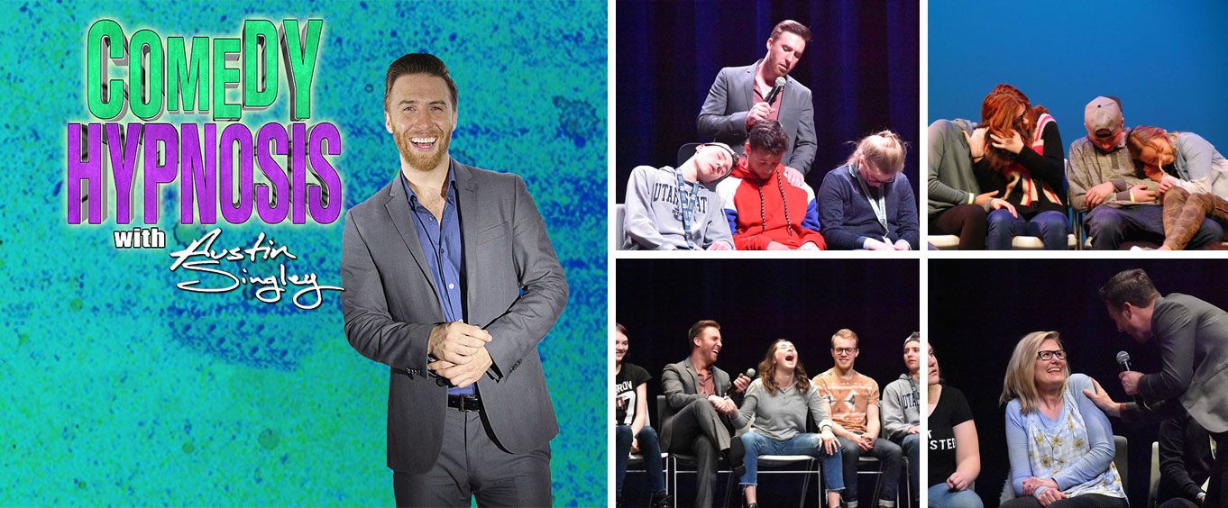 Comedy Hypnosis with Austin Singley Collage
