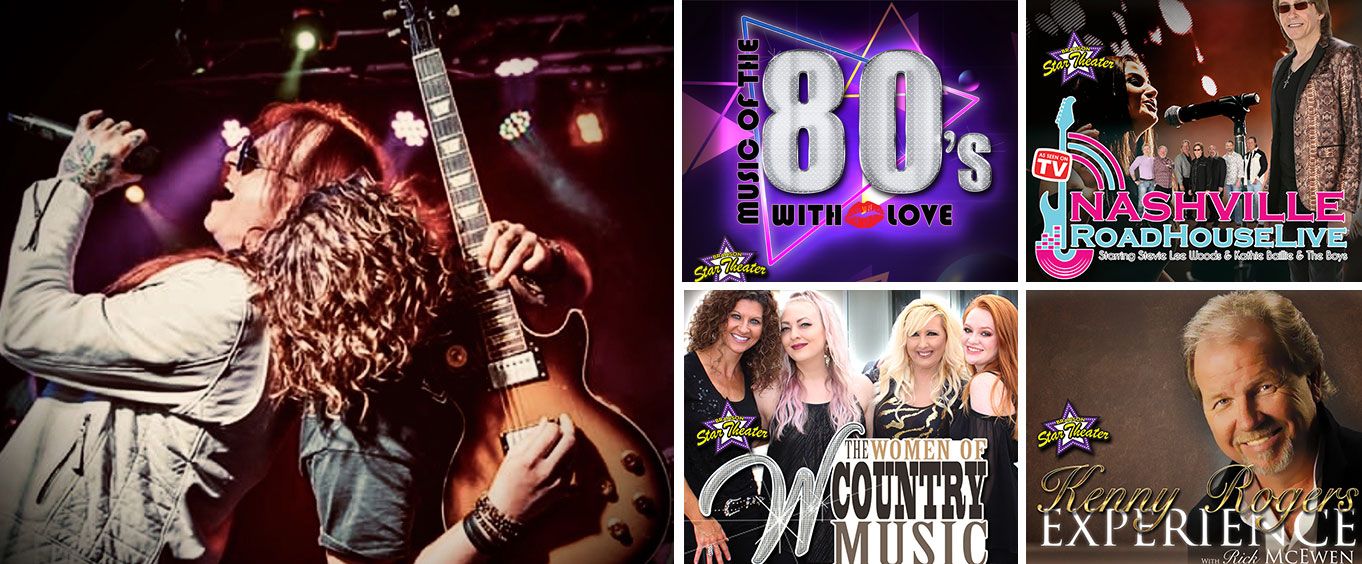 Branson Star Theater Shows Collage